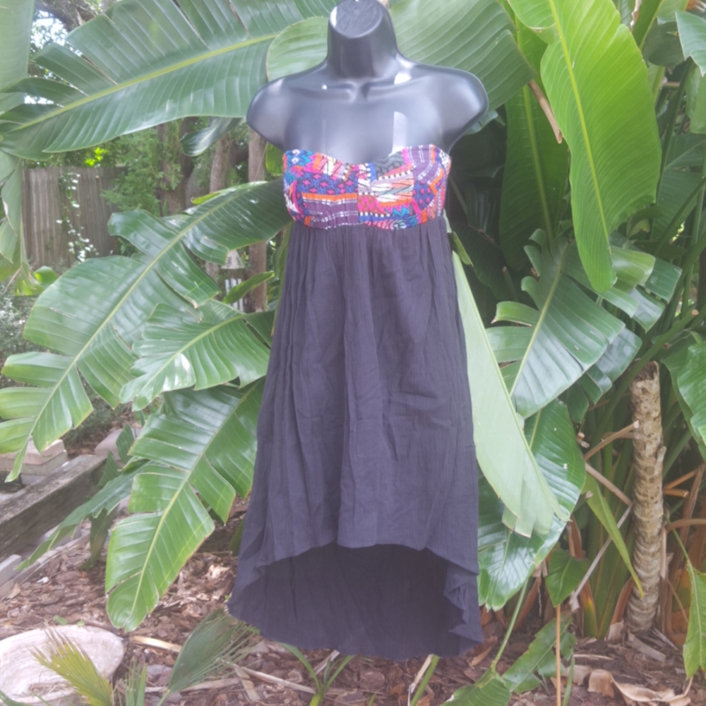 Billabong strapless assymetric dress